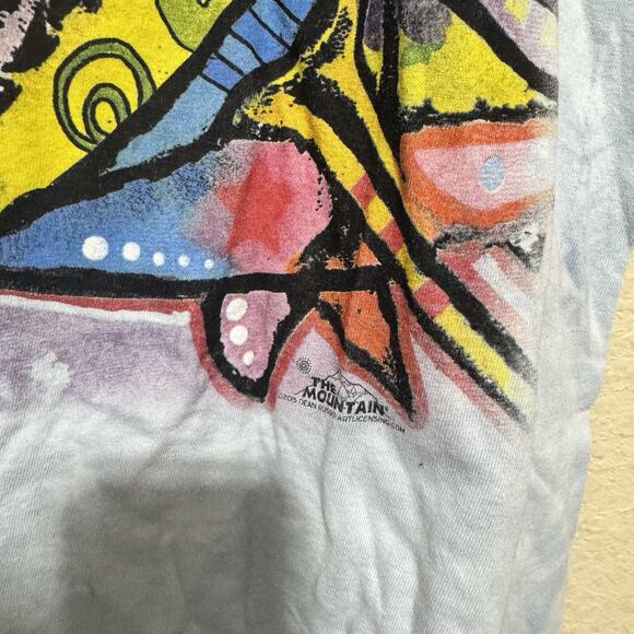 The Mountain Shark Tshirt Short Sleeve Graphic Tee Colorful Size XL - Picture 3 of 7